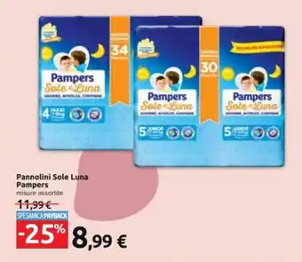 Carrefour Pampers Sole e Luna Pannolini offerta