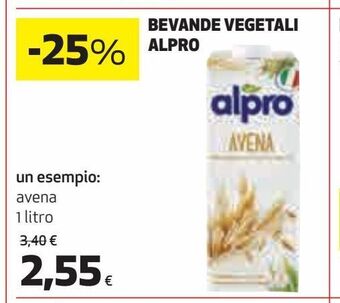 Ipercoop Bevande vegetali alpro offerta