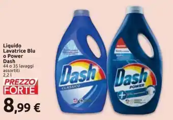 Carrefour Dash Liquido Lavatrice Blu o Power 2,2 l offerta