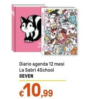Iper La Grande Seven Diario Agenda 12 Mesi La Sabri 4School offerta