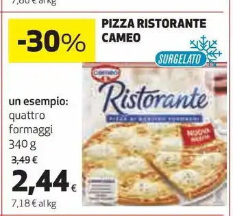 Ipercoop Pizza ristorante cameo offerta