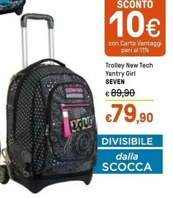 Iper La Grande Seven Trolley New Tech Yantry Girl offerta