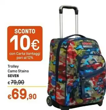 Iper La Grande Seven Trolley Camo Stains offerta