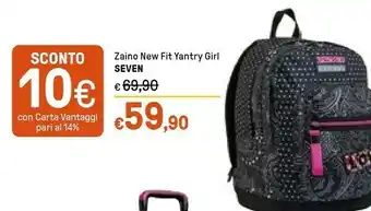 Iper La Grande Seven Zaino New Fit Yantry Girl offerta