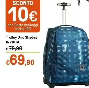 Iper La Grande Invicta Trolley Grid Shades offerta