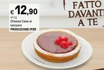 Iper La Grande Produzione Iper Cheese Cake Ai Lamponi offerta