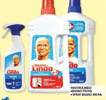 Risparmio Casa Mastro Lindo Bagno 950 ml/ Spray Bagno 500 ml offerta