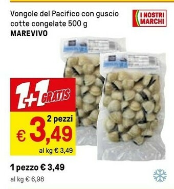Iper La Grande Marevivo Vongole offerta