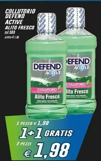 Prix Quality Defend Active Collutorio Alito Fresco 500 Ml offerta