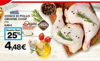 Coop Coop Cosce Di Pollo offerta