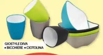 Risparmio Casa Giostyle Diva Bicchiere/ Ciotolina offerta