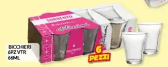 Risparmio Casa Bicchieri 6pz VTR 66ml offerta