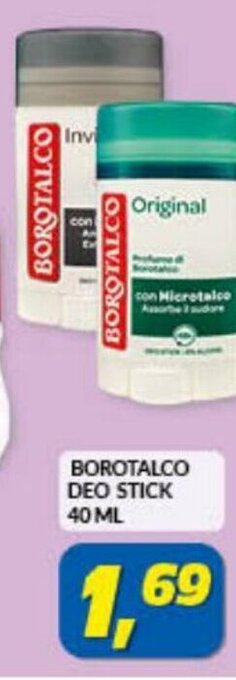 Risparmio Casa Borotalco Deo Stick 40 ml offerta