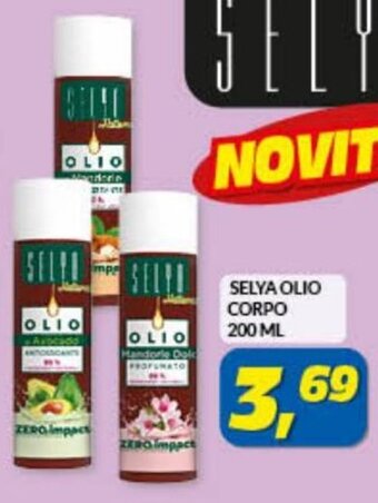 Risparmio Casa Selya Olio Corpo 200 ml offerta
