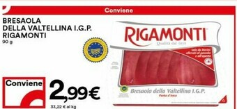 Coop Rigamonti Bresaola Della Valtellina IGP offerta
