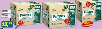 Risparmio Casa Pampers Baby Dry Quadripacco 64/72/52 pezzi offerta