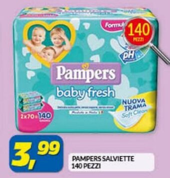 Risparmio Casa Pampers Salviette 140 Pezzi offerta