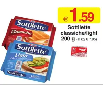 Kraft Sottilette classiche/Light 200 g