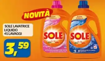 Risparmio Casa Sole Lavatrice Liquido 41 lavaggi offerta