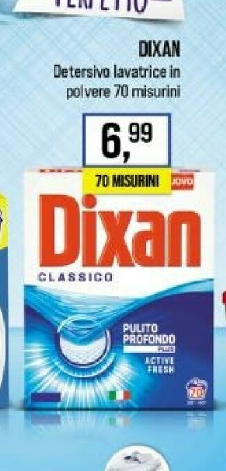 Caddy's Dixan Detersivo in polvere offerta