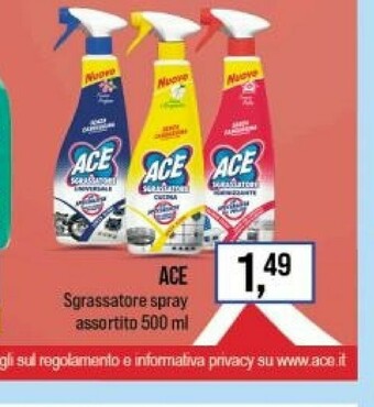 Caddy's Ace Candeggina offerta
