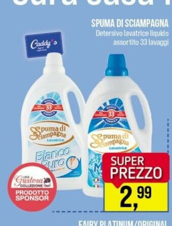 Caddy's Spuma di Sciampagna Detersivo lavatrice offerta