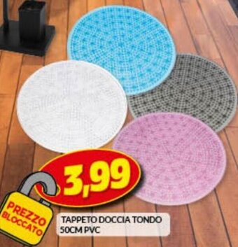 Risparmio Casa Tappeto Doccia Tondo 50cm PVC offerta