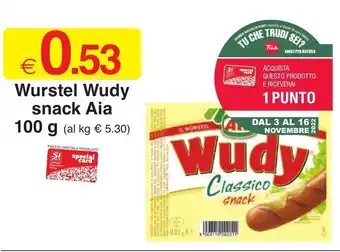AIA Wurstel Wudy Snack 100 g