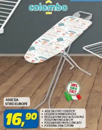 Risparmio Casa Colomba Asse da Stiro Europe offerta