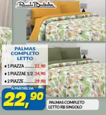 RB Singolo Palmas Completo letto