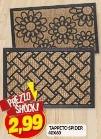 Risparmio Casa Tappeto Spider 40x60 offerta