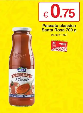 Passata classica Santa Rosa 700 g
