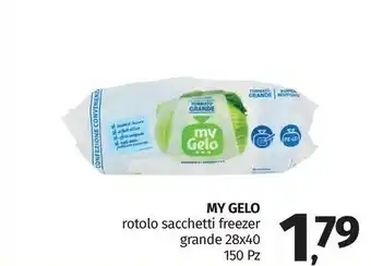 Pam My Gelo Rotolo Sacchetti Freezer Grande offerta