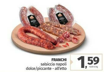 Pam Franchi Salsiccia Napoli Dolce/ Piccante offerta
