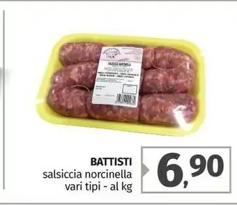 Pam Battisti Salsiccia Norcinella offerta
