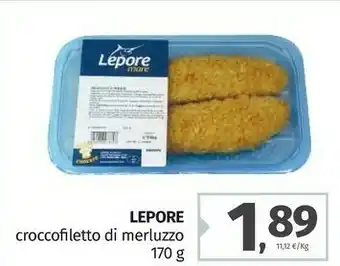 Pam Lepore mare Croccofiletto Di Merluzzo 170 G offerta