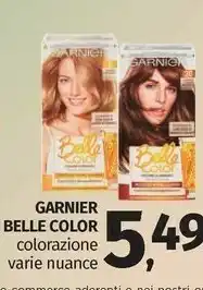 Pam Garnier Belle Color Colorazione Varie Nuance offerta