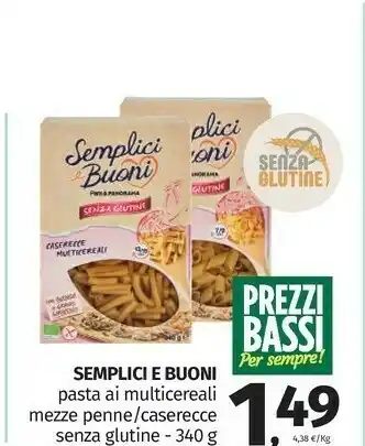 Pam & Panorama - Mezze Penne Multicereali Semplici E Buoni Bio 340 G(ml)