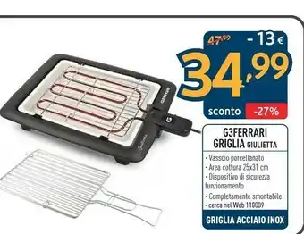 Sinergy G3 Ferrari Griglia Giulietta offerta