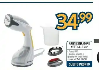 Sinergy Ariete 4167 260 L Bianco, Giallo 1200 W offerta