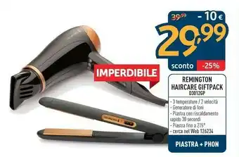Sinergy Remington Haircare Giftpack D3012gp offerta