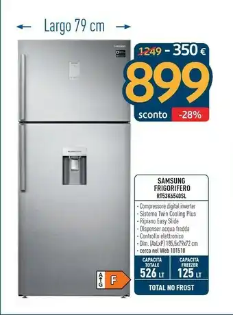 Sinergy Samsung RT53K6540SL Doppia Porta offerta