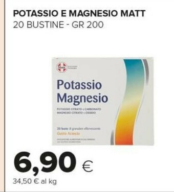 Tigre Matt Potassio E Magnesio offerta