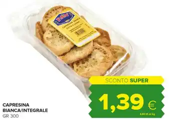 Tigre Pan Capresina Bianca offerta