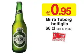 Birra Tuborg bottiglia 66 cl