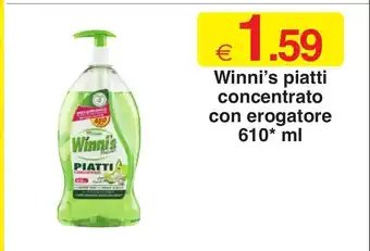 Winni's piatti concentrato con erogatore 610 ml