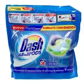 Franzy's Dash detersivo lavatrice pods regolare 38 lavaggi offerta