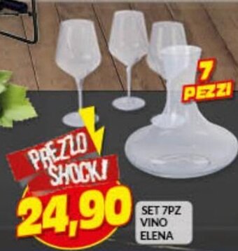 Set 7pz Vino Elena
