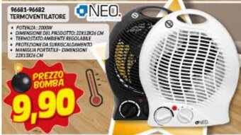 Risparmio Casa Neo 96681-96682 Termoventilatore offerta