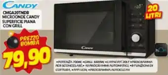 Risparmio Casa Candy CMGA20TND8 Microonde Superficie Piana con Grill offerta